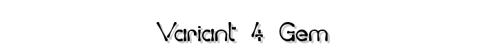 Variant 4 GeM font